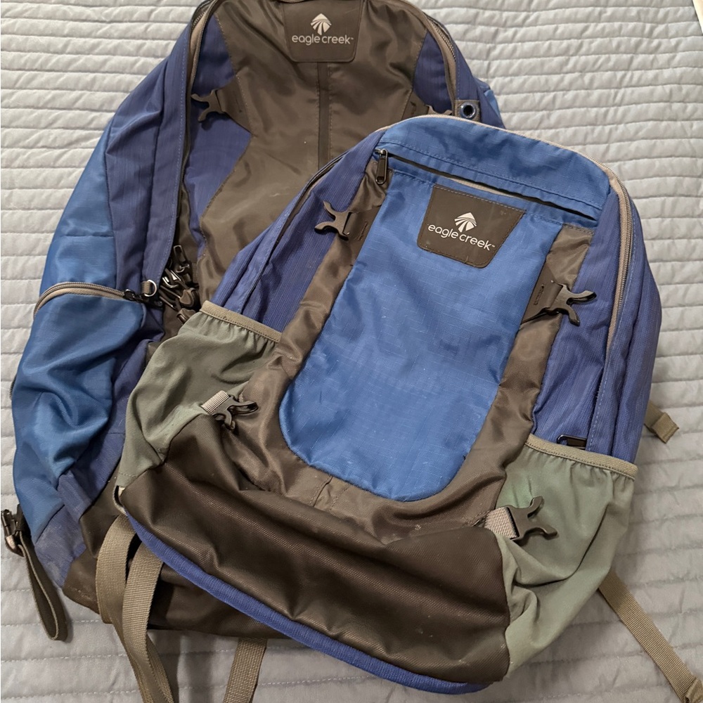 EAGLE CREEK RINCON 90 Blue and Gray Backpack System